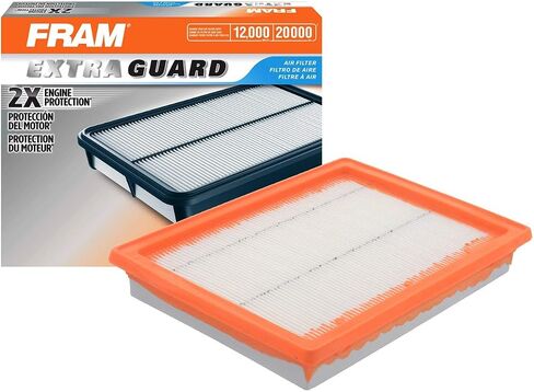 FRAM Extra Guard CA6900 Replacement Engine Air Filter for Select Infiniti and Nissan Models, Provides Up to 12 Months or 12,000 Miles Filter Protection, White in Saudi Arabia