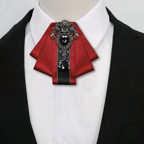Bow Ties for Men Women, Pre-tied Bow Tie Crystal Rhinestone Bowties Men Women Wedding Party Banquet Prom Daily Work in Kuwait