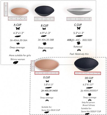 WMugthome 3 Pairs Round Seam Women's Removable Sports Yoga Bra pad, Bikini Top Bra Pads Insert in Saudi Arabia