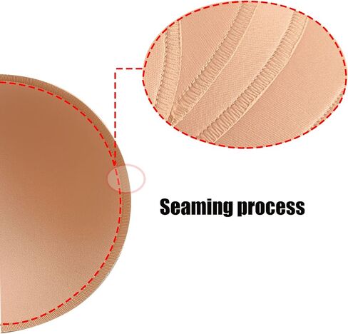 WMugthome 3 Pairs Round Seam Women's Removable Sports Yoga Bra pad, Bikini Top Bra Pads Insert in Saudi Arabia