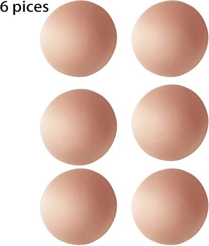 WMugthome 3 Pairs Round Seam Women's Removable Sports Yoga Bra pad, Bikini Top Bra Pads Insert in Saudi Arabia
