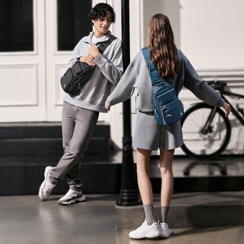 حقيبة ظهر OIWAS Sling Bag للرجال، حقيبة ظهر بحزام واحد للتنزه سيرًا على الأقدام وحقيبة صدر للنساء in Kuwait