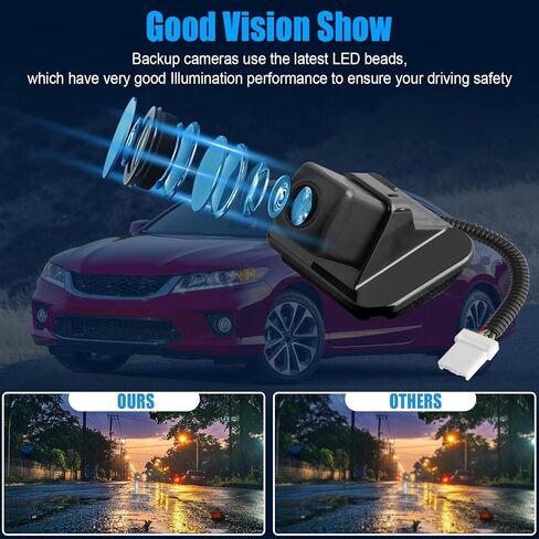 B.ZSSY Accord Back Up Rear View Camera for 2014-2017 Honda Accord Sedan EX-L Parking Assist Rear Camera Replace for 39530T2AA21,39530T2AA31,39530-T2A-A21 in Kuwait