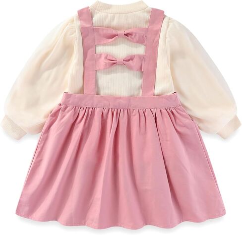 Peacolate 4-8T Summer Little Girls 2pcs Clothing Set T Shirt and Denim Skirt in Saudi Arabia