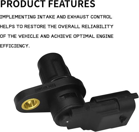1PC Engine Camshaft Position Sensor, Standard Replacement OEM Part Number #F01R00B003, Automotive Replacement Camshaft Position Sensors with Sealing Ring Compatible with Chery Vehicles (Black) in Kuwait