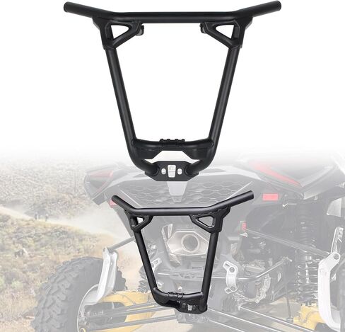 المصد الخلفي من قطعة واحدة متوافقة مع 2024+ Can-Am Maverick R X RS Associors Highted Duty Brush Guard Protector الخلفي ل Can Am Maverick R 2024+ in Kuwait