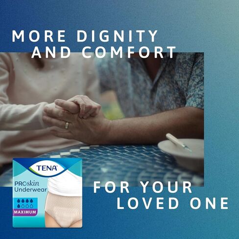 TENA Incontinence Underwear for Women, Maximum Absorbency, ProSkin - Large - 72 Count in Saudi Arabia