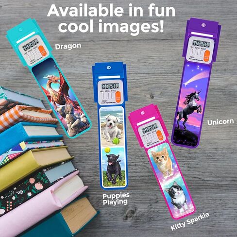 Mark-My-Time 3D Pink Camouflage Digital Bookmark with Reading Light in Saudi Arabia