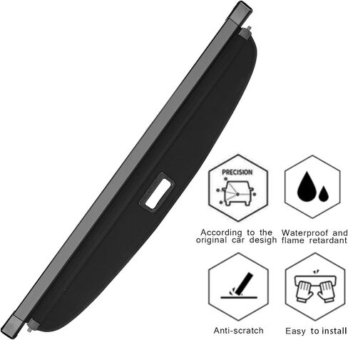 Cargo Cover fit for Nissan Rogue 2021 2022 2023 2024 for Retractable Trunk Rear Security Cover Shielding Shade with Nissan Rogue 2021-2024 Trunk Cover,Trunk Security Shade in Saudi Arabia