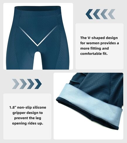 YKYWBIKE Cycling Shorts for Women 4D Padded Bike Shorts Women Tummy Control Biker Short High Waisted Gym Workout Biking Short in Kuwait