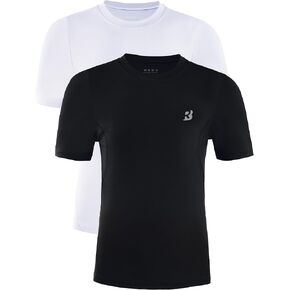 Roadbox Boys Compression Shirt, Youth Short Sleeve Undershirts for Basketball Baseball Soccer, Quick Dry Athletic Base Layer in Kuwait