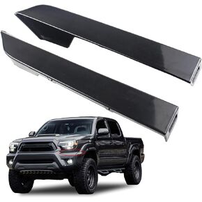 (زوج واحد) ألواح حشو المصباح الأمامي المصباح الأمامي ، مجموعة متوافقة مع 2012-2015 Toyota Tacoma Grille Filler Set Sing Driver Passenger Side 52502-04900 52503-04900