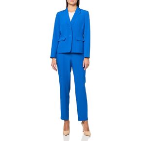 Women's Two Button Blazer & Pant, 2pc Set