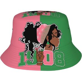 Sorority Gifts Bucket Hat Lightweight Beach Sun Cap Fashion Fisherman Hat for Women Men