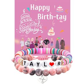 Taylor Birthday Gifts Bracelets, Taylor Merch, Bracelet and Birthday Card are the Best Birthday Gifts for Girls Women, Wife, Daughter, Granddaughter, Bestie, Sister