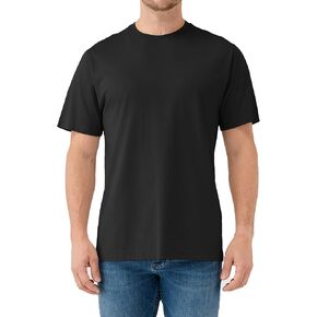 Men's T-Shirts Short Sleeve Crewneck Regular Cool Cotton T-Shirt with Pocket Casual Summer Streetwear Tops