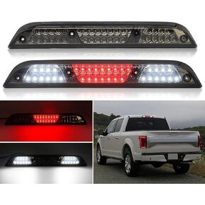 Smoked Lens LED third Brake Light Compatible for 2015-2020 F150, 2017-2020 F250/F350/F450/F550, 2019-2020 Ranger ,21-24 Maverick,LED 3rd High Mount Stop Lamp with Sealing Gasket, Ventilation Holes.