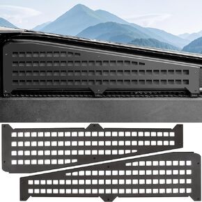 Truck Bed Molle Side Panels Compatible with 2024 Cybertruck, Aluminum Alloy L-Track Molle Panel Organizers for Cybertruck 24 Accessories (2-Piece Set)