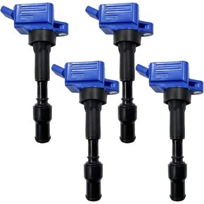 Ignition Coil Packs Set Of 4 Compatible With HYUNDAI ELANTRA KONA SONATA VELOSTER KIA FORTE OPTIMA SELTOS SOUL 2.0L L4 G4NG N4NE Replacement For 27300-2E601 UF816