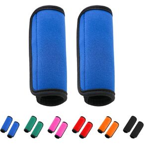 2 Pack Luggage Handle Wraps for Suitcase, Bright Color Comfort Soft Handle Covers (Black) in Kuwait