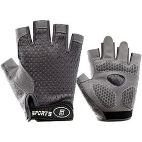 Kids-Cycling-Gloves Hand-Protective Half-Finger Anti-Slip-Gel Breathable for Gym
