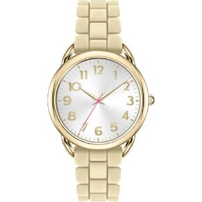 36MM Women's Watch - Comfortable Silicone Band, 3ATM Water Resistant, Scratch Resistant, Accurate Japanese Quartz - Stylish & Reliable,Women's Wrists Large Face Watch Easy to Read