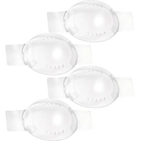 4 PCS Eye Shield, Clear Eye Patch Eye Shield After Cataract Surgery, Self-adhesive Plastic Eye Shield with Small Hole, Breathable Eye Shields for After Surgery, Eye Care Supplies for Patient Men Women