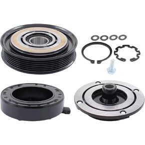 ApplianPar A/C AC Compressor Clutch Assembly Kit Pulley Coil Set for Odyssey 3.5L Accord Pilot Ridgeline Acura TL MDX