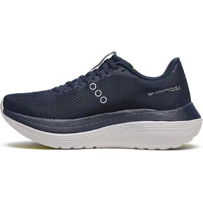 Saucony Men's Endorphin Trainer Sneaker, Navy/Primrose, 10.5