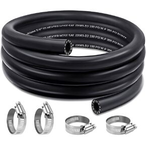BOLTIGEN 5/8INCH خرطوم سخان ، خط المبرد 10 أقدام للمياه ، أنظمة التجمد والوقود ، SAE J20R3 D2 ، 100PSI ضغط العمل (5/8 '-10 قدم)