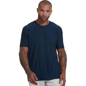 True Classic Workout Shirts for Men - Athletic Tops & Gym Shirts for Men, Quick-Dry Mens Workout Shirt, Pack of 1, Navy, M