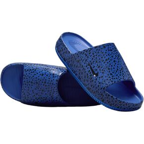 Nike Calm Electric Men's Slides (HF1067-400, Racer Blue/Racer Blue/Dark Obsidian) Size 11