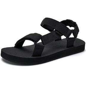 WateLves Men's Sandals Hiking-Sport-Sandals with Adjustable Webbing Lightweight Water-Athletic-Beach-Sandals for Walking-Fishing-Travel-Trekking-Camping