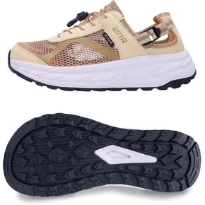 Mens Wide Hiking Sandal Summer Water Shoes Outdoor Athletic Recovery Sandals Closed Toe Walking Shoes US 8-13