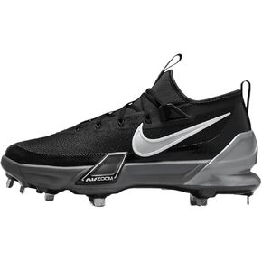 Nike Force Zoom Trout 9 Elite Baseball Cleats (FB2906-003 ، Black/Anthracite/White/Metallic Silver) الحجم 13