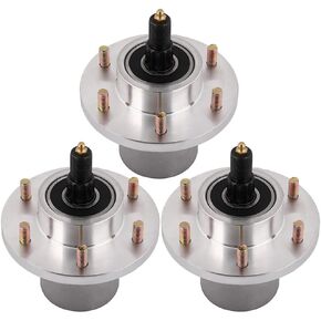 ECCPP 3 pack Mower Spindles fit for ARIENS for GRAVELY: 00200260, 00200262, 00872700, for JOHN DEERE: D18030, for OREGON: 82-328, for STENS: 285-160, 285-744