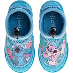 Josmo Kids Stitch Water Shoes for Girls - Pool Aqua Socks Slip On Quick Dry (5-10 Toddlers / 11-12 Little Kids)