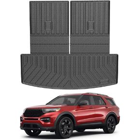 بطانة شحن ملائمة حسب الطلب من Mixsuper لسيارة BMW X7 2019-2023 2024، بطانة صندوق السيارة الخلفية لجميع الأحوال الجوية، خلف مقاعد الصف الثالث، أسود