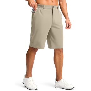 G Gradual Casual Shorts for Men 11" Lightweight Men's Golf Shorts Stretch with 3 Pockets Quick Dry Summer Breathable Shorts