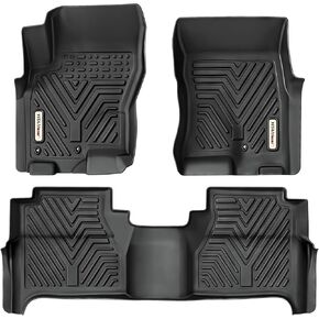 YITAMOTOR Floor Mats Fit for Tesla New Model Y Juniper 2025 5-Seater (NOT for 7-Seat), 9PCS TPE All-Weather Car Mats Full Set Interior Accessories with 1st & 2nd Row, Back Seat Mats and Cargo Liner