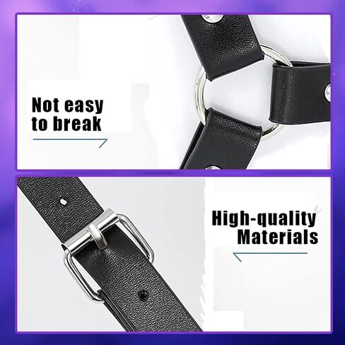 Punk Body Chain Adjustable Harness Belt for Women Leather Harness Women Bra Chain Chain Bra Harness Body Chain Harness for Women leather Women Chest Harness in Saudi Arabia