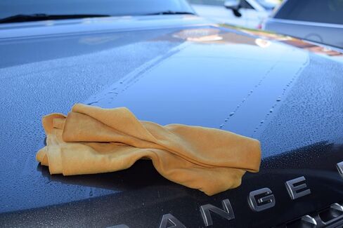 Professional 4.5 sq ft English Premium Natural Chamois - Clean Like a pro with Our Biggest and Best Chamois - Superb Drying Capacity Easy, Streak Free Finish - Made in The UK in Kuwait