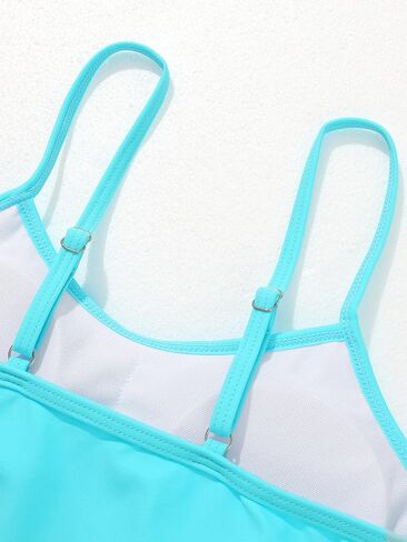 Girls 2 Piece Swimsuits with Shorts Spaghetti Strap Bikini Set Bathing Suit Beach Swimwear for Teen Girls in Saudi Arabia