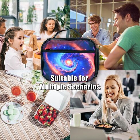حقيبة غداء معزولة قابلة لإعادة استخدام Fish Fish Fish Fish Fish Fish Assualed للأطفال الصغار الفتاة ، فتيان ، والحيوان ، والطبع ، in Kuwait
