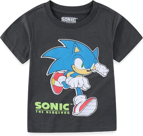 SEGA Sonic The Hedgehog Boys Short Sleeve T-Shirt for Big Kids in Saudi Arabia