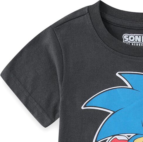 SEGA Sonic The Hedgehog Boys Short Sleeve T-Shirt for Big Kids in Saudi Arabia