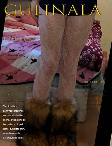 Women Patterned Lace Stockings Floral Lace Tights Jacquard Leggings Pantyhose Fishnets in Saudi Arabia