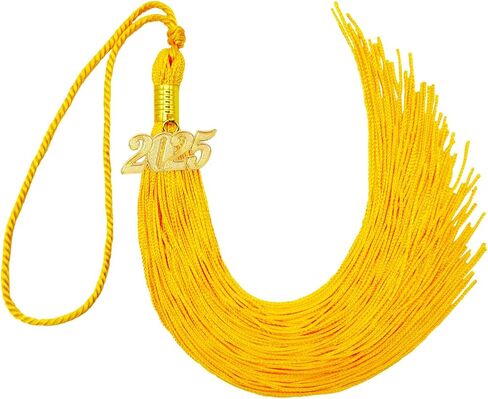 2024 Graduation Tassel, Royal Blue and White Tassel for Graduation Cap with 2024 Year Gold Charm for Graduation Ceremony Tassel Accessories in Kuwait