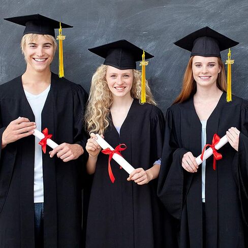 2024 Graduation Tassel, Royal Blue and White Tassel for Graduation Cap with 2024 Year Gold Charm for Graduation Ceremony Tassel Accessories in Kuwait