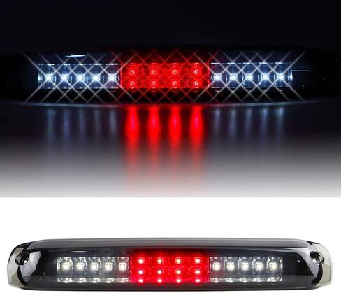 Third Brake Light Cargo Lamp Fit for Chevrolet Silverado/GMC Sierra 1500-3500 HD 1999-2006, for Chevrolet Silverado/GMC Sierra 1500-3500 HD Classic 2007 (Black Housing Smoke Lens) in Saudi Arabia